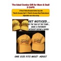 World`s Greatest Dad and Mom - 2 Baseball Cap Combo  -THE IDEAL GIFT FOR MOM and DAD !