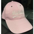 Personalised Embroidered Cap-  PINK  - BRAND YOUR OWN NAME  3 on Auction