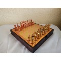 ANTIQUE GENUINE BULLET SHELL CHESS SET COPPER AND BRASS