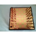 ANTIQUE GENUINE BULLET SHELL CHESS SET COPPER AND BRASS