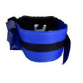 FISHING WIDE BACK SUPPORT WITH ROD BUCKET, BAIT POUCH AND KNIFE SHEATH