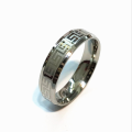 Men's Stainless Steel Ring (Color - Silver) - Size 12