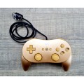 Limited Edition Gold Nintendo Wii Classic Pro Controller