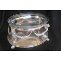 Ornate silver plated chafing dish
