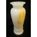Heavey alabaster vase 22cm high