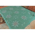 Green tablecloth - small with napkins