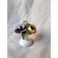 Bone china posy vase - Floral - 9cm high - made in England