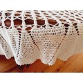 Round crochet tablecloth 150cm diameter