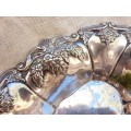 Fabulously ornate silverplate EPNS fruit bowl - 33cm