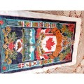 100% linen tea towel - souvenir of Canada - 66 x 39cm