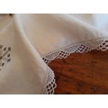 Hand embroidered tablecloth (136 x 100cm)