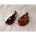 Briglia designer clip on earrings