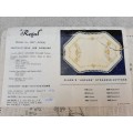 Stamped linen - Regal 3087 pattern - 31 x 46cm