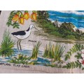 Linen tea towel - souvenir of New Zealand - 80 x 46cm