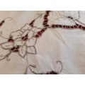 Hand embroidered tablecloth (112 x 112cm)