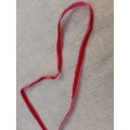 Cerise pink velvet ribbon -0.5cm wide -  price is per metre -