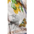 Cotton tea towel - souvenir of New Zealand - 70 x 54cm