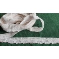 Salvaged cotton trim  1.5cm wide, 3 m long