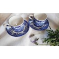 Broadhurst ironstone teacup duos (2)