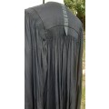 Graduation gown - 120cm (back length) 40cm accross shoulders - good condition