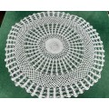 White crochet doilie 51cm