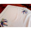 Hand embroidered tablecloth (106 x 106cm)