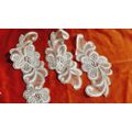 White lace motifs - 18-20cm