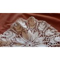 White crochet doilie, 30 cm