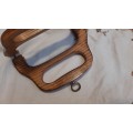 Bag handles - wooden  - 20cm wide