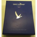 Four Piece Olive Pick Set  Grey Goose