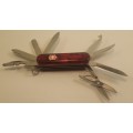 Victorinox Swiss Army Knife - Red - Midnight Mini Champ 16 Function