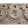 10 John Dewar & son White Label small plates size 12cm