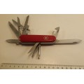 Victorinox - Craftsman Swiss Army Knife with Red Scales