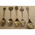 Vintage Set 5 tea spoons UK