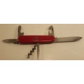 Victorinox Swiss Army Knife -  Spartan/Standard Red Scales  Good Condition