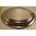 Silver Plated epns Oval Tray for Bonbons or Cookies with Handle
