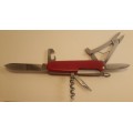 Victorinox Swiss Army knife Mechanic Red Scale   Discontinued Model