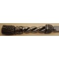 Letter opener with  Rope and Tassel Pewter Handle Made in England Sheffield