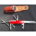 Swiss Army knife (Climber)  Victorinox Good Condition Red Scales with Guardia Svizzera Pontificia
