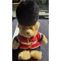 Teddy Bear from London  British Guard 250 Birthday H35 cm