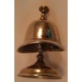 Vintage solid Brass Bobby Helmet Desk or counter Bell
