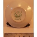Small Plate on stand by Pierre Dumas Limoges France Dia 6 cm plus pill box