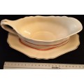 Sunshine  J&G Meaking England  Gravy boat With Tray