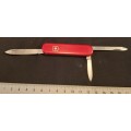 Victorinox Swiss Army Knife -Older Cavelier Red  Scales Rare Collectable 1980 plus minus