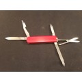 Victorinox Swiss Army Knife - Red Scales-Executive  with logo on scale GEMFI