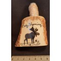 Tooth pick holder Elk Horn From Cody Wyoming USA