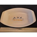 Rectangular Dish with duck emblem on side size 25.5 x 16.5 cm