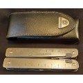 Victorinox Swiss Army knife Swiss Tool with Black Leather Pouch