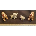 Wade Animal Figures four pieces as per pictures