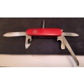 Victorinox Hiker Swiss Army Knife Red   Scales